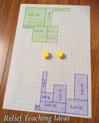 Area-dice-game